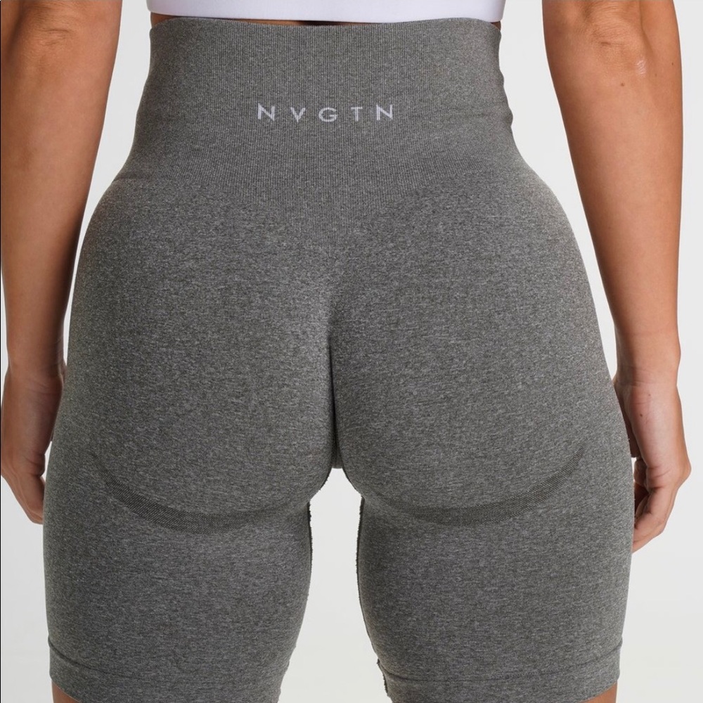 NVGTN large khaki biker shorts